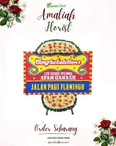 Bunga Papan Congratulation di Pajajaran